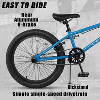cubsala Crossea 18 20 Inch Kids Freestyle BMX Bike for 5-13 Years Old – Fun for Kids & Family - Blue & Black / 20 Inch / With 4 Pegs - image 3