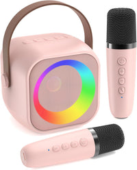 Karaoke Machine for Kids, Toys for 3-12 Years Old Girls Gifts – Fun for Kids & Family - Pink