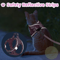 Escape Proof Cat Harness and Leash, Adjustable Vest - Pink / XS - image 4