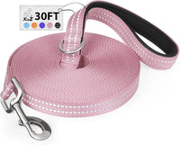 Long Dog Leash XiaZ Training Leashes 10/15/20/30/50/100ft Long Lead - B-Pink / 30 Feet
