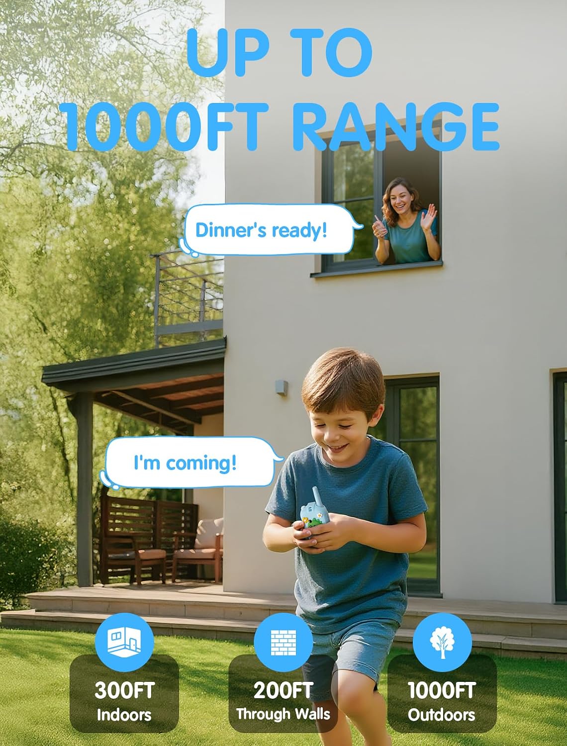 Video Walkie Talkies for Kids - Dinosaur Blue - image 2