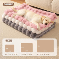 SOMAHE Soft Faux Fur Cat Blanket, Washable - 39"L x 31"W Inches / Soft Pink - image 4