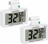 Reptile Hygrometer Thermometer - 2 packs