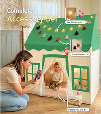 Little Dove Kids Play Tent with Mat - Green Play Tent / Large Size - image 2