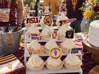 Ohio State Merch Cupcake Toppers & Decorations OSU Party Cake Decor - Arizona State Sun Devils - image 2