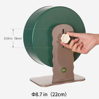 Super‑Silent Hamster Exercise Wheel - 8.7inch / Avocado Green - image 4