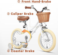 Petimini 12 14 16 18 20 Inch Kids Toddler Bike for Boys Girls – Fun for Kids & Family - White / 16 Inch - image 4