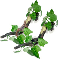 2 PCS Reptile Corner Branch - Green, 2 Pcs