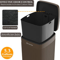 Dog Poop Trash Can Outside Odor Control, Waterproof - image 3