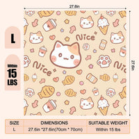 27.6" Cat Grooming Wrap Cat Wrap for Cutting Nails L – Essentials for Cats - L-27.6inch (within 15lbs) / #D1 - image 2