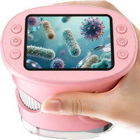 1000X Handheld Digital Microscope for Kids: Pocket Microscope - Pink