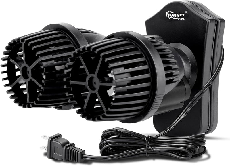 hygger 2100GPH Double Head Aquarium Wave Maker - 2100GPH 5W, for 40~110Gal