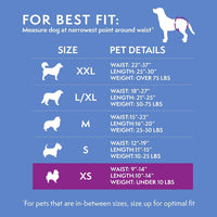 Simple Solution Female Dog Diapers, Disposable Dog Diapers - 12 Count / XS/Toy - image 3