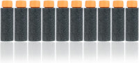 JGCWorker 200pcs 2nd Generation High-End of Half-Lenth Soft Dart - Black Orange - image 3