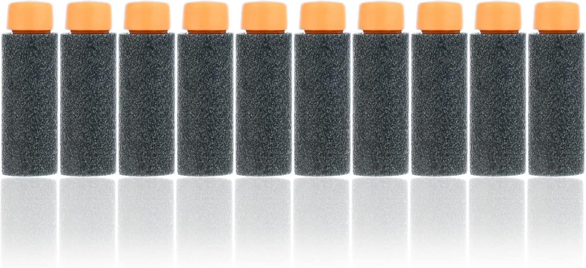 JGCWorker 200pcs 2nd Generation High-End of Half-Lenth Soft Dart - Black Orange - image 3
