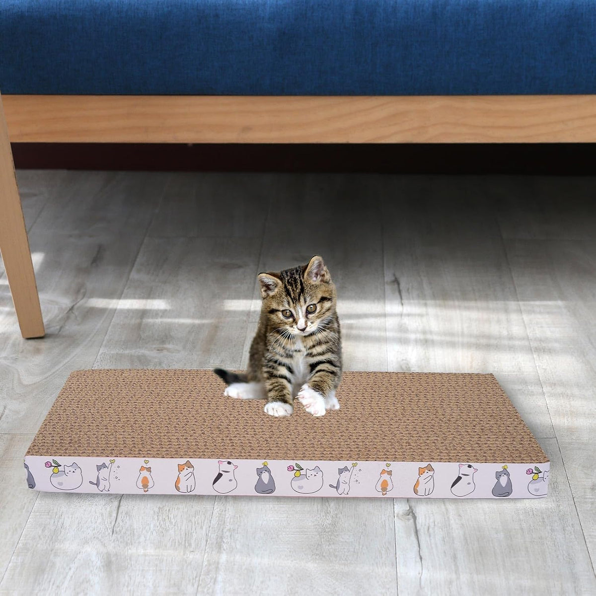 5 Packs cat Scratcher Toys Reversible Scratching Post Board - 10 Packs - image 3