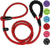 Dog Leash, 6 FT Heavy Duty Dog Leashes with Comfortable Padded Handle,Black – Essentials for Dogs - Red / 6 Feet x 1/2 Inch