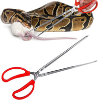 Snake Feeding Tongs,15 Inch Reptile Feeding Tongs,Extra Long Large Tweezers for Corn Ball Python - 1PCS
