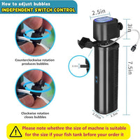 200GPH Aquarium Filter, U-V for Aquarium for 20-75 Gal Tank, Submersible Pump Filter for Green Water and Algae Clean, Ultra-Silent Green Killing Machine with Fish Tank Deodorization