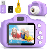 Desuccus Kids Camera for Ages 3-12 - Purple
