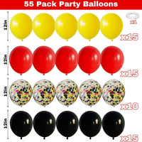 Sage Green Brown Balloons - Red Yellow Black - image 2