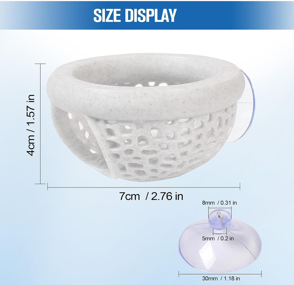 Multi-Functional Betta Hammock Feeding Bed - Marble-colored - image 4