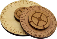 Creative Escape Rooms Hide and Seek laser engraved cipher wheel decoder, 2 pack - view 2