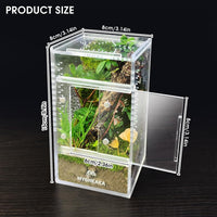 MYGIIKAKA Jumping Spider Enclosure Accessories - 3x3x6 inch (Pack of 3) - image 4