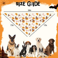 PUPTECK Dog Cooling Bandanas 4pcs Outfit - Black Purple / Large (24"x17"x17") - image 2