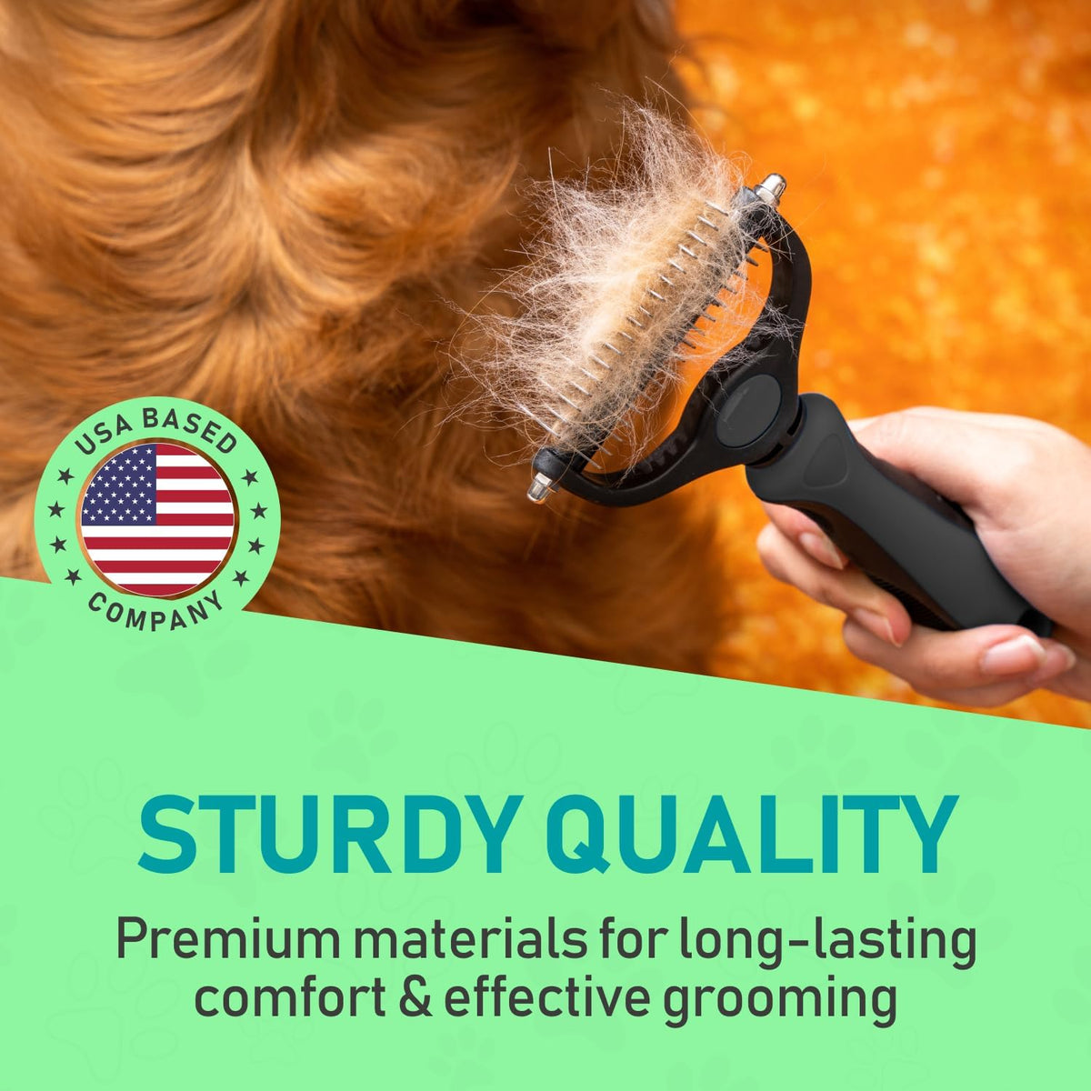 Maxpower Planet Dog Grooming Rake, Deshedding Undercoat Brush - Gray / Large - image 3