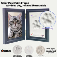 MYPAWLETS Clay Paw Print Kit for Dog Cat - Small-Medium Black - image 2