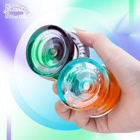 K2 Crystal Responsive Yoyo for Kids，Professional Yo-yo for Beginners – Fun for Kids & Family - Black Green + Blue Orange - image 4