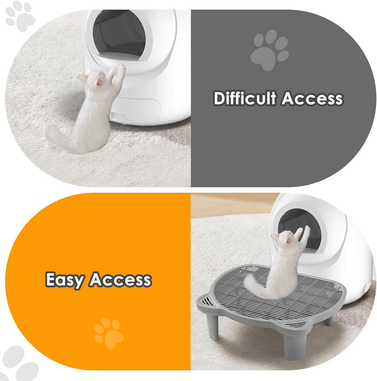 Litter Catching Step for Cat Litter Box - Blue - image 2