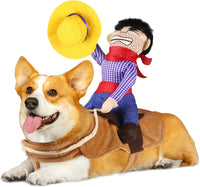 GOYOSWA Dog Cowboy Costume - Large