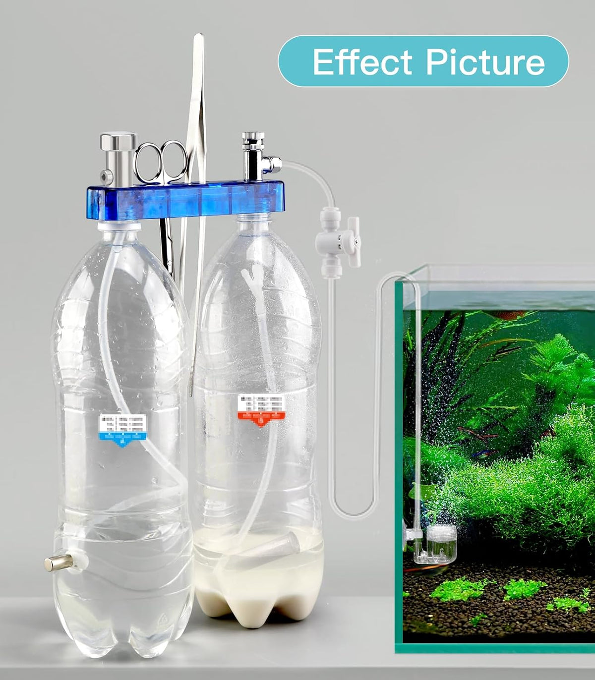 Aquarium DIY CO2 Generator System Kit - G500 Blue+ CO2 Diffuser - image 2