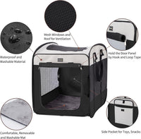 Dog Kennels and Crates for Medium Dogs - Black / 32.0"L x 21.0"W x 26.0"H - image 2