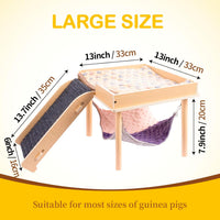 Enlarged Guinea Pig Hammock with Platform and Stairs - Hammock with ramp - image 4