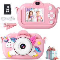 MAVOKIS Kids Camera Digital Camera for Age 3-8 - Salmon Pink