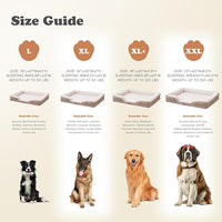 Orthopedic Dog Bed for Extra Large Dogs - XL Plus Waterproof Dog Sofa Beds, Supportive Foam Pet Couch Bed with Removable Washable Cover, Waterproof Lining and Nonskid Bottom