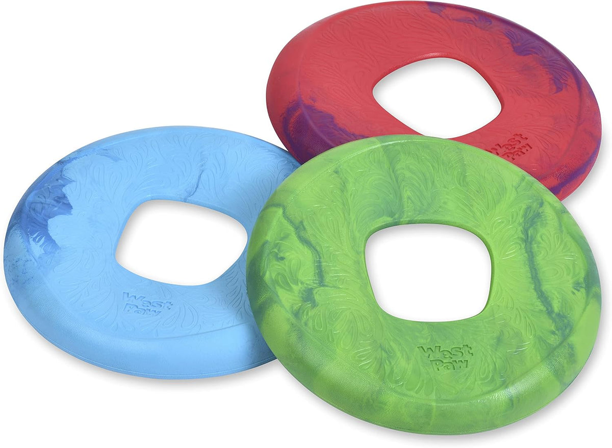 WEST PAW Seaflex Sailz Dog Toy Flying Disc - Hibiscus - image 3