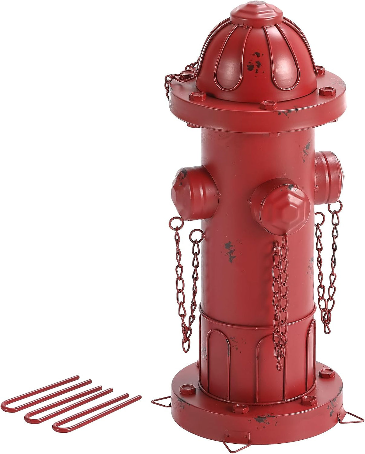7.8" H Metal Potty Training Fire Hydrant for Dogs to Pee On Indoor - 16.5"