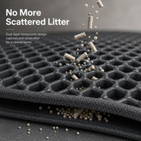Cat Litter Mat, 30" x 22" Extra-Large - Black / 30x22in - image 3