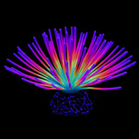 Uniclife Aquarium Imitative Rainbow Sea Urchin Ball Artificial - Rainbow Sea Urchin
