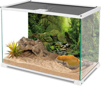 36x20 in Terrarium Backdrop Foggy Forest Stream Reptile Habitat - 72 x 18 inches - image 3