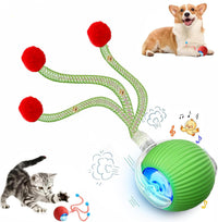 2 Packs Speed 2.0 Tail Interactive Cat Toys for Indoor Cats - New Green