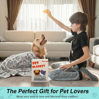 Stuffed Premium Soft Dog Blanket Washable - Grey / S(24x32") - image 3