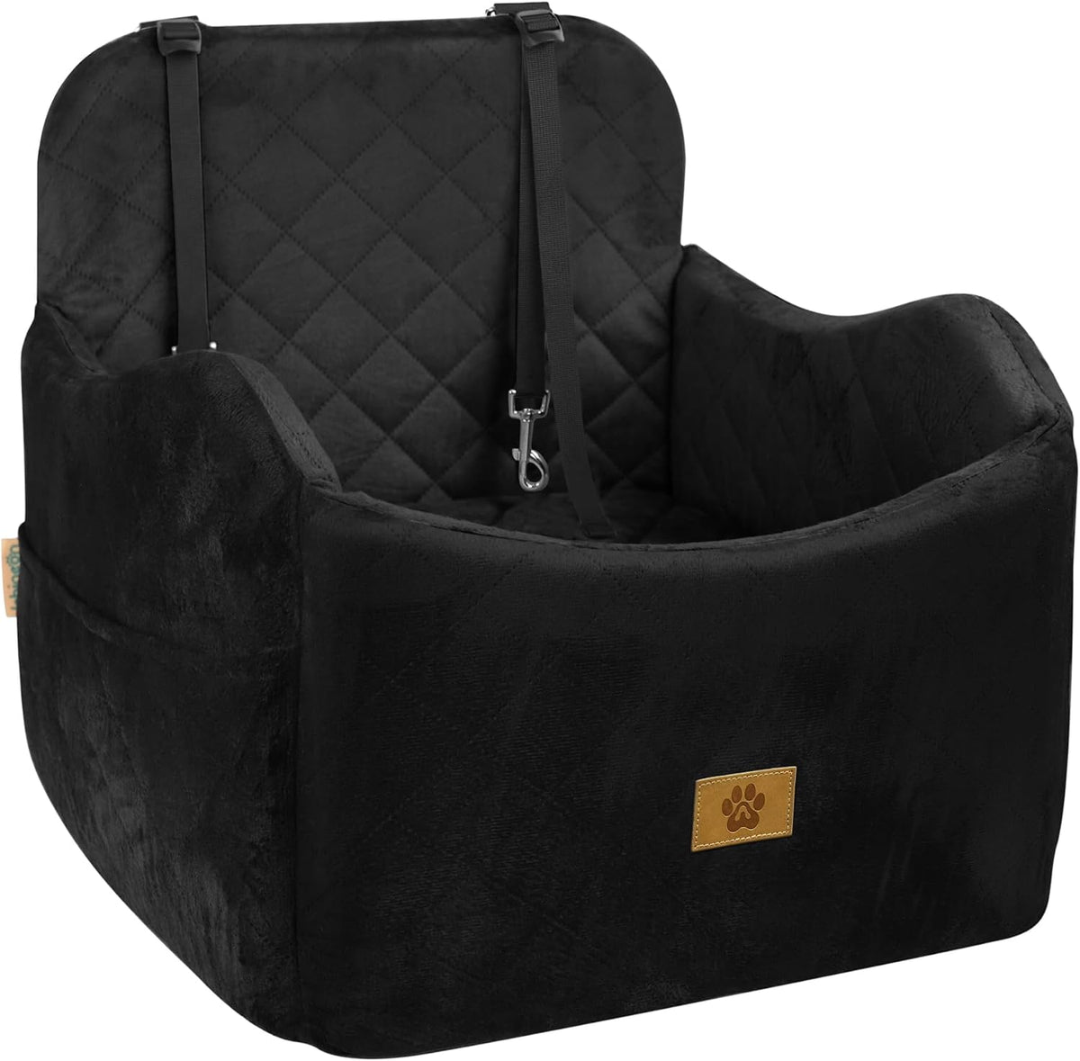Dog Car Seats for Small Dogs Up to 35 lbs - Black