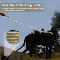 AUBELL Tactical Dog Leash Heavy Duty - Brown - image 2