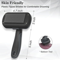 Dipoo Self Cleaning Shedding Brush - Grey - image 4
