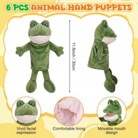 Liliful farm animal hand puppets with movable mouths: horse, sheep, dog, pig, cow and duck - view 10